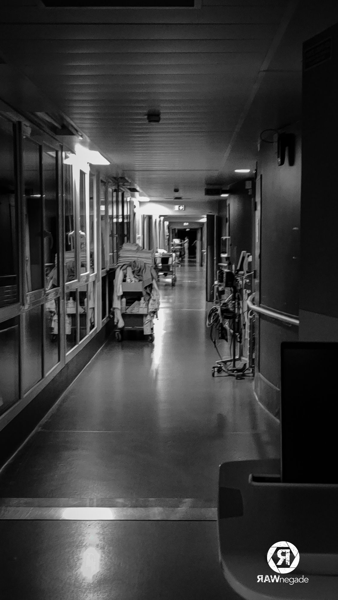 Ça peut être calme un hôpital